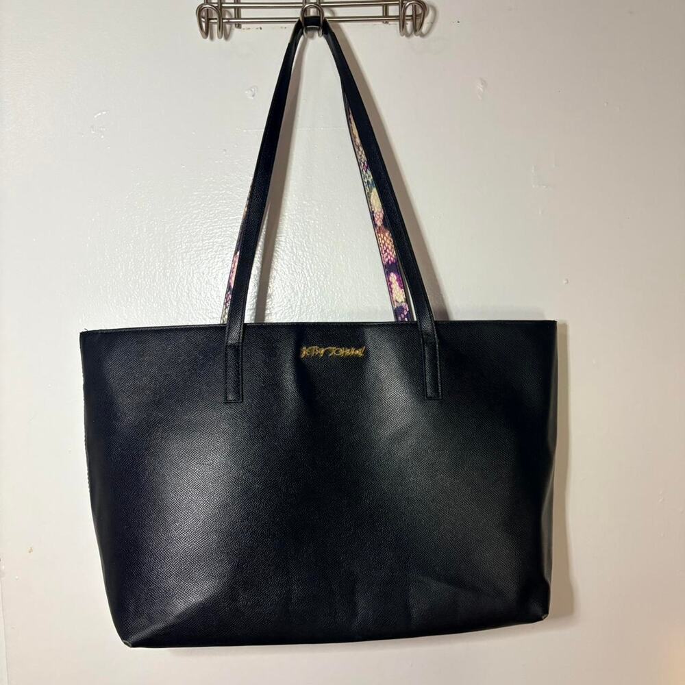 Betsey johnson black tote bag - Picture 3 of 8